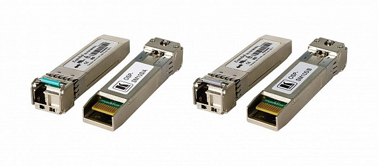 Пара приемопередающих оптических модулей Kramer OSP-SM10S SFP+