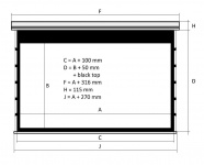 Kauber Red Label Tens BT Cinema 122" 16:9 152x270 см. дроп 50 см. Clear Vision