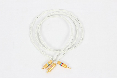 Кабель межблочный Van den Hul The Flexicon B4 с разъемами mini jack (3.5mm) -  2x matt RCA connector. Длина 2 метра