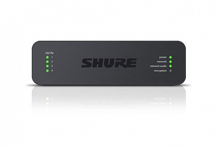 Cетевой аудио интерфейс Shure ANI4IN-BLOCK. 