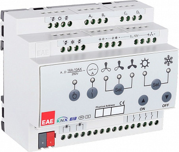 Контроллер фанкойла KNX EAE FCA116