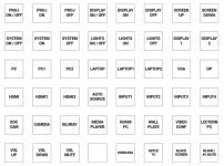 Панель управления помещениями Lightware RAP-B511-US-S