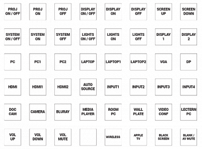 Панель управления помещениями Lightware RAP-B511-US-S Панель управления помещениями Lightware RAP-B511-US-S