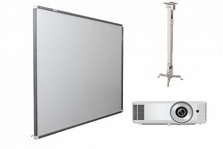 Интерактивная доска Exell 77" с проектором EXD101W и креплением DSM-2L Интерактивная доска Exell 77" с проектором EXD101W и креплением DSM-2L