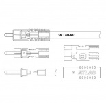 Кабель для сабвуфера Atlas Hyper Achromatic RCA Subwoofer 1:2 - 10.00m