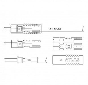 Кабель для сабвуфера Atlas Hyper Achromatic RCA Subwoofer 1:2 - 10.00m