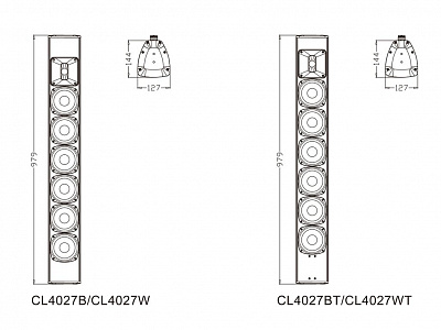 2-полосная акустическая система FDB CL4027W