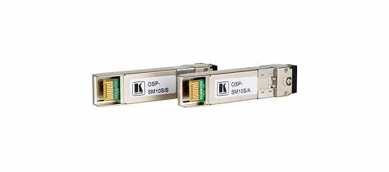 Пара приемопередающих оптических модулей Kramer OSP-SM10S SFP+