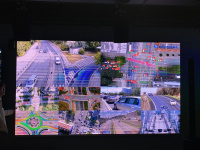 Светодиодный экран Delta FE-15 с размерами 3 х 1,7 м; шаг пикселя: 1,58 мм с аксессуарами