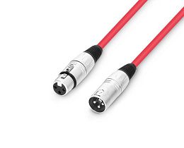 Кабель микрофонный Adam Hall K3 MMF 0100 RED