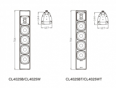 2-полосная акустическая система FDB CL4025W