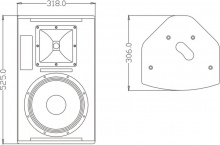 Пассивная 2-полосная акустическая система FDB LH10II