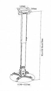 Крепление потолочное для проектора Digis DSM-2 