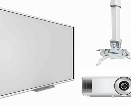 Интерактивная доска  SMART SBM787V с проектором EXD201W и креплением DSM-2L