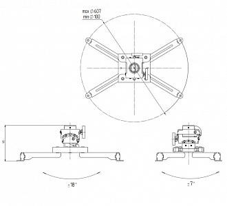 Кронштейн Stabilizz SZZ-P75B-inch