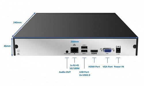 Сетевой видеорегистратор AirLive ANVR-64-8S
