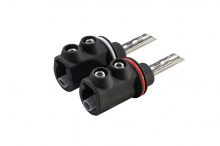 Акустический разъем тип "банан" Phaze Audio SpPlug RO. Цвет: BLACK/RED [Черный/Красный]