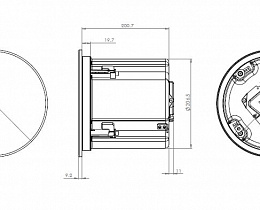 Акустический короб для встраиваемой акустической системы M&K Sound IC95
