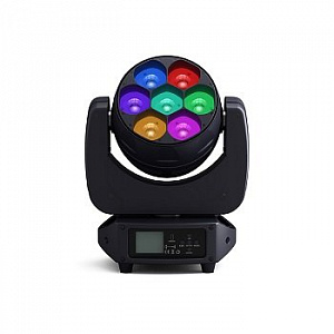 Поворотная голова типа Wash 7х40Вт - Exell Lighting EXLWASH740 Поворотная голова типа Wash 7х40Вт - Exell Lighting EXLWASH740