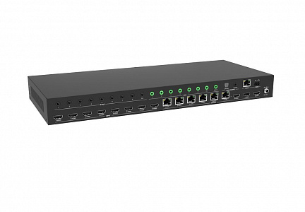 Матричный коммутатор + 6 HDBT ресивер Digis MABT-88L-2K 