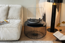 Комплект стереоусилитель PHAZE AUDIO VOLT black + проигрыватель винила DIANA shadow black