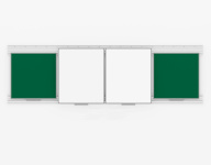 Рельсовая система PolyGlide Boards Slide Lite для дисплеев 65", 75" (Р-маркер; Н-мел) с доп.рельсом